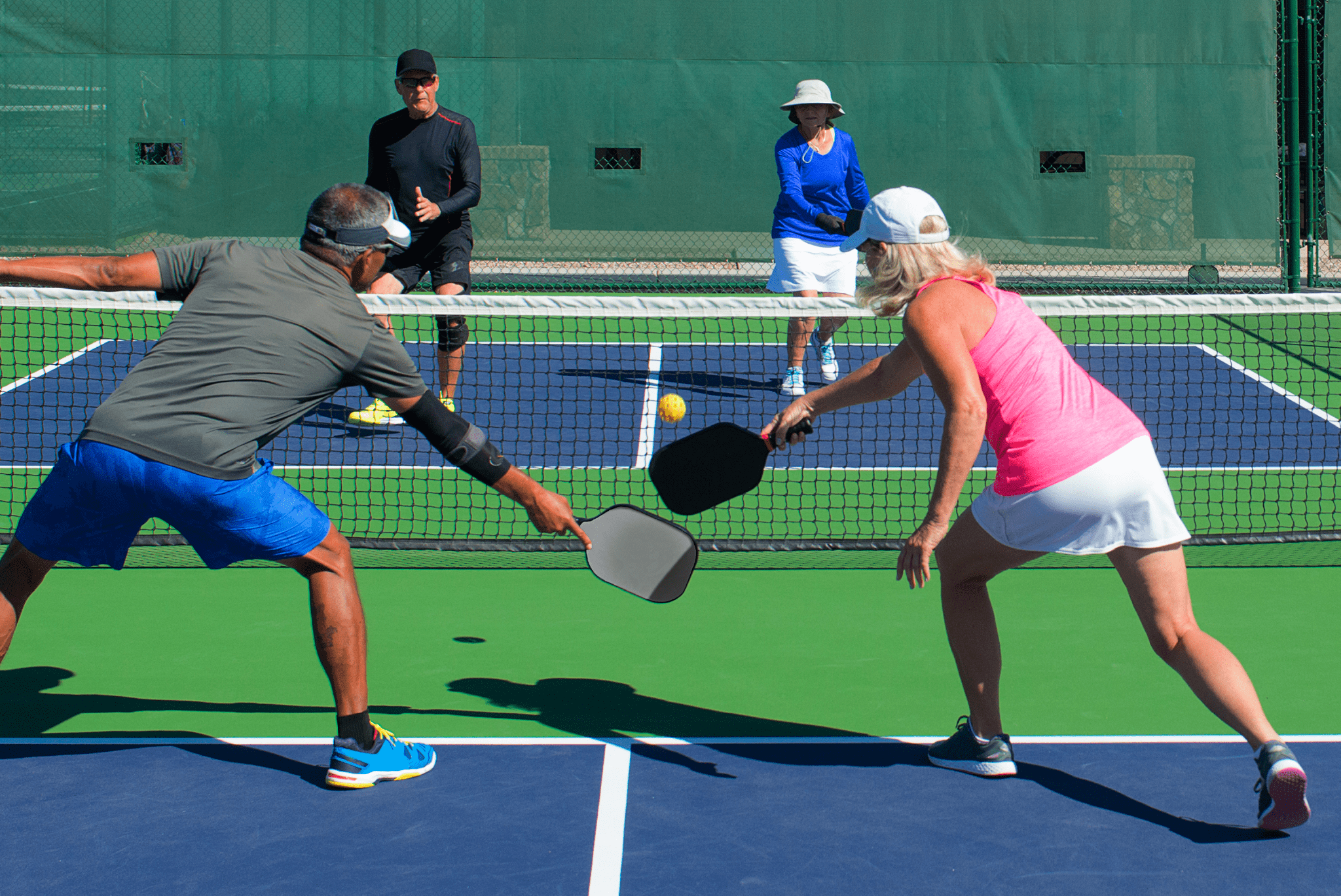 backyard pickleball court